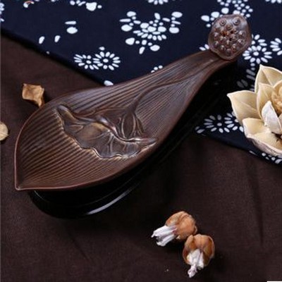 陶瓷銅色木座線香香熏爐 融合傳統工藝與現代美學的香道雅器